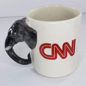 CNN Campaign USA 92 Coffee Mug Cup Republican Elephant Promotional RARE Politics